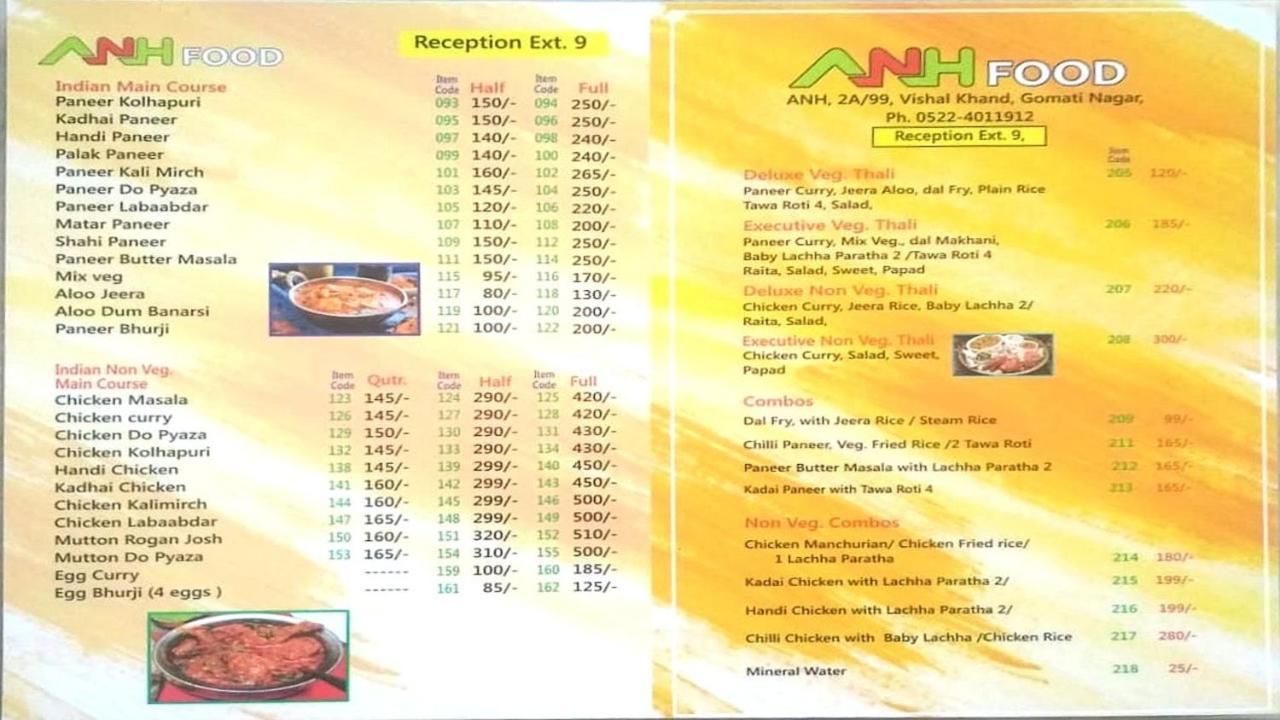 Anh Hotel Lucknow Exterior photo